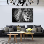 Baisuart D0169 Modern Giclee Canvas Prints Wall Art Stretched Artwork Black and - Image 7