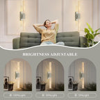 camuucci Battery Operated Wall Sconces Set of 2 Rechargeable Battery Powered - Image 5