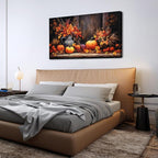 AIYISU Rustic Pumpkin Canvas Wall Art Farmhouse Dining Room Pictures Kitchen - Image 5