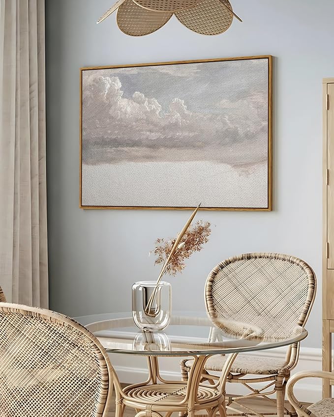 InSimSea Framed Canvas Wall Art Vintage Decor, Home Decor Classical Oil - Image 2