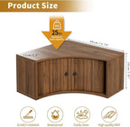 Corner Shelves Wall Cabinet Set of 3, Floating Corner Shelf Organizer - Image 2