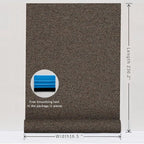 SHUFA Brown Cotton-Like Textured Grasscloth Wallpaper Matte Thick Real Woven - Image 9