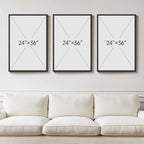 Large Framed Green Abstract Wall Art - Image 5