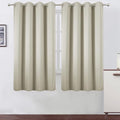LEMOMO Light Beige Thermal Blackout Curtains/52 x 63 Inch/Set of 2 Panels Room by Lemomo