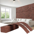 Thin Brick Veneer, 8.5" x 2.3“ Faux Brick, Wall Tile by Jevie