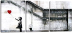 Wieco Art Banksy Grafitti Girl by WiecoArt