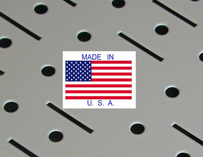 Wall Control Pegboard 32in x 16in Gray Metal Pegboard Tool Board Panel - Image 10