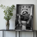 DIHSIEG Inspirational Canvas Wall Art funny bathroom wall art Print Poster - Image 6