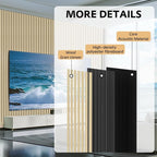 RITOLLO 4 Pack Wood Panels for Wall, Wood Slat Acoustic Panels for Wall - Image 3