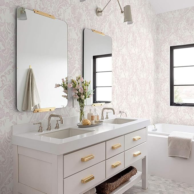Ismoon Peel and Stick Wallpaper Vintage Floral Contact Paper Boho Watercolor - Image 5
