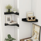 Corner Shelves 3-Pack for Bathroom & Kitchen, Space-Saving Floating Corner Wall - Image 6