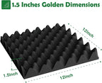 18 Pack 1.5"X12"X12" Acoustic Foam, Sound Proof Egg Crate Foam, Upgraded - Image 7