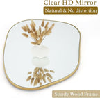 PERFNIQUE Irregular Wall Mirror Asymmetrical Mirror, Decorative Modern Wall - Image 4