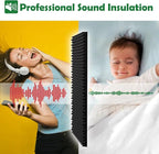 18 Pack 1.5"X12"X12" Acoustic Foam, Sound Proof Egg Crate Foam, Upgraded - Image 8