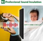 6 Pack 1.5"X12"X12" Acoustic Foam, Sound Proof Egg Crate Foam, Upgraded - Image 8
