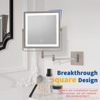 Ruacq Rechargeable Wall Mounted Makeup Mirror - Image 2