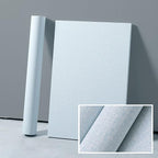 Yancorp 24"x120" Textured Fabric Light Blue Wall Paper Faux Grasscloth Peel and - Image 6