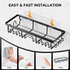 Shower Caddy, 5 Pack Shower Shelves - Image 6