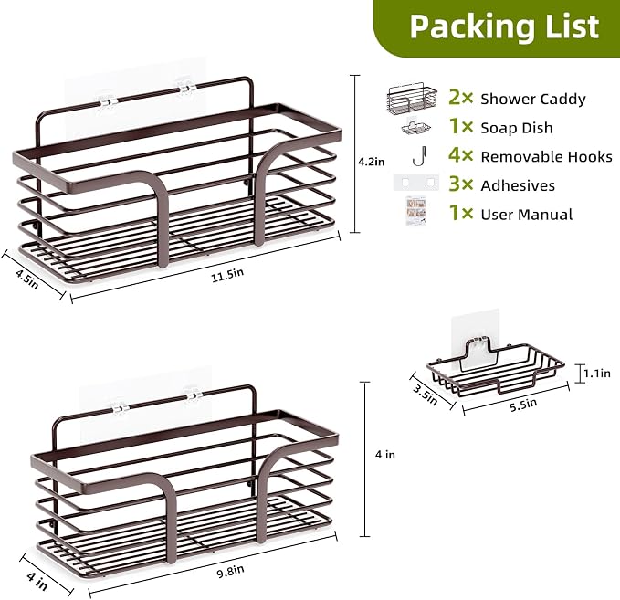 Yougai Shower Caddy, Shower Organizer - Image 2
