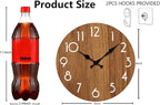 Wall Clock, Modern Wall Clocks Battery Operated, Silent Non Ticking Clock - Image 3