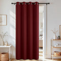 Joydeco Blackout Door Curtain for Doorway Privacy 84 Inches Long, Grommet by JOYDECO