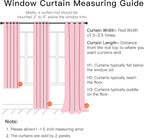 XiDi Curtains for Bedroom Decor Pink52/84/1 - Image 8