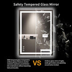 LOAAO 24X32 LED Bathroom Mirror - Image 8