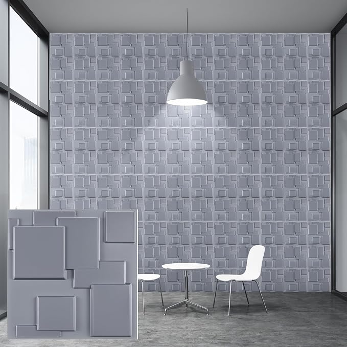 Heikki 30 Pack 3D Wall Panel for Interior Wall Décor, PVC Flower Textured Wall by YourBestChoices