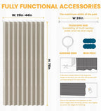 AJAZZ Blackout Door Curtains - Image 3