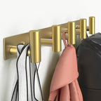 Wall Mounted Coat Rack-5 Hooks, Heavy Duty Stainless Steel Wall Hooks - Image 6