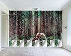 Forest Animals Bear wallpeper Kids Bedroom Woods wall Mural - Image 4
