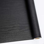 Abyssaly Black Wood Peel and Stick Paper 11.8" X 197" Decorative Self-Adhesive by Abyssaly