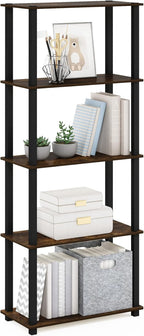 Furinno Turn-S-Tube 5-Tier Multipurpose Shelf Display Rack by Furinno-FitsYourSpaceFitsYourBudget