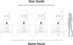 Better Bevel Frameless Square Mirror - Image 6