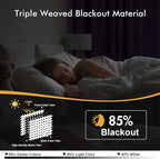 MIULEE Blackout Curtains for Bedroom Living Room 2 Panels, Thermal Insulated - Image 2