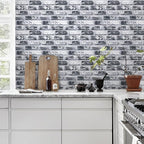COMSTICKC 3D Faux Brick Wall Panels Peel and Stick Wall Stickers, Small Size - Image 2
