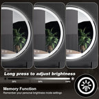 DUMOS 28 Inch Round LED Bathroom Mirror - Image 7
