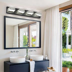 Black Bathroom Light Fixtures 24W Wall Light - Image 5