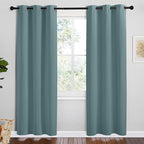 NICETOWN Modern Blackout Curtains Noise Reducing, 2 Panels, W42 x L78 -Inch by NICETOWN