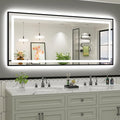 72x32 Inch LED Bathroom Mirror by Briivuemodernmirrors