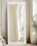 Full Length Mirror 71"x30" Solid Wood Frame Floor Large Mirror - Image 2