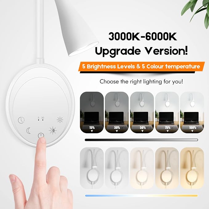 SANKEDOU LED Wall Mount Reading Light, Bedside Reading Lights - Image 3