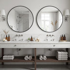 Antok 24 Inch 2PCS Round Mirror by AntokMirror