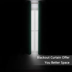 LEMOMO Dark Green Bedroom Blackout Curtains/38 x 54 Inch Long/Set of 2 Curtain - Image 3