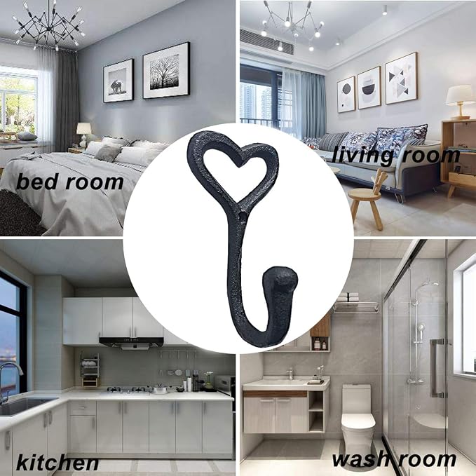 ZEYU Heavy Duty Coat Hooks - Image 7