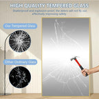 Oversized Standing Mirror Full Length, Hanging or Wall Mounted, Full Body Mirror - Image 8