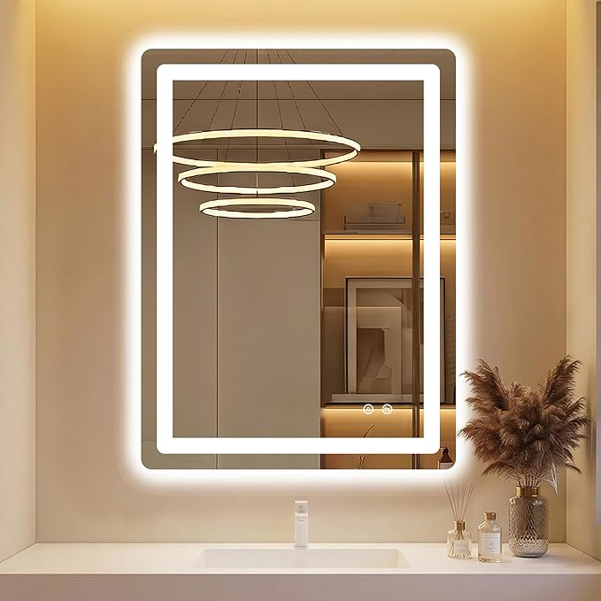AMOISE LED Bathroom Vanity Mirror by AMOISE