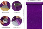CHIHUT Dark Purple Glitter Wallpaper Stick and Peel - Image 2