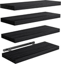 AMADA HOMEFURNISHING Floating Shelves, Paulownia Wood Wall Shelves by AMADAHOMEFURNISHING