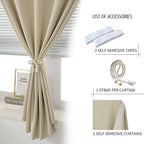 Self Adhesive Portable Blackout Curtains - Image 2